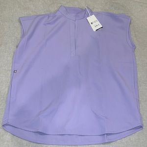NWT Lavender dew Rafaela oversized scrub top
